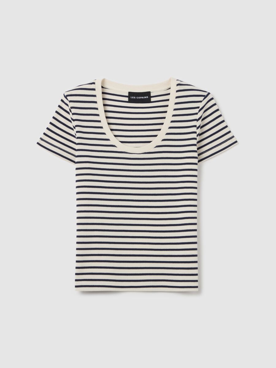 Striped cotton T-shirt_4