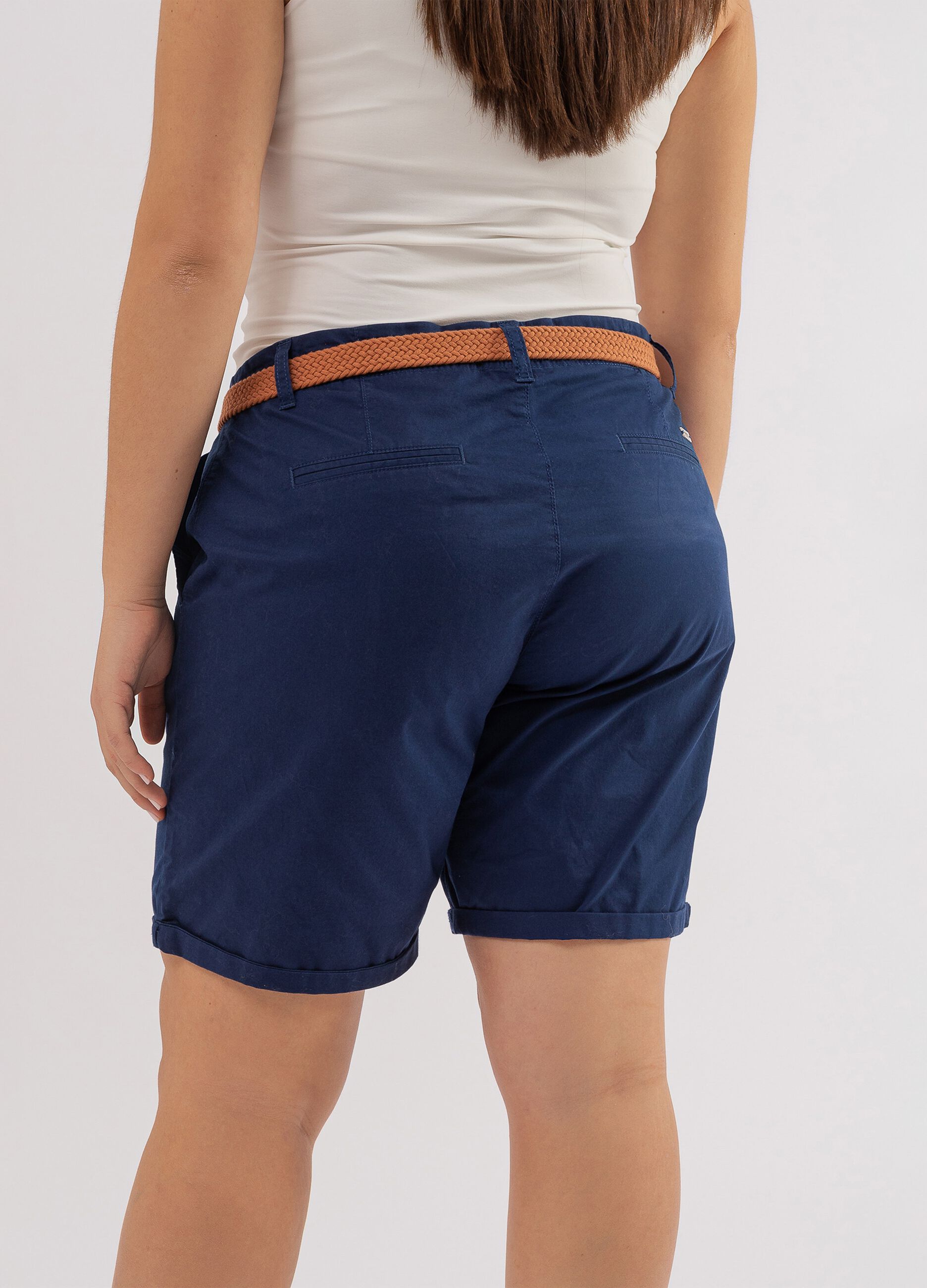 Shorts chino con cintura Curvy_2