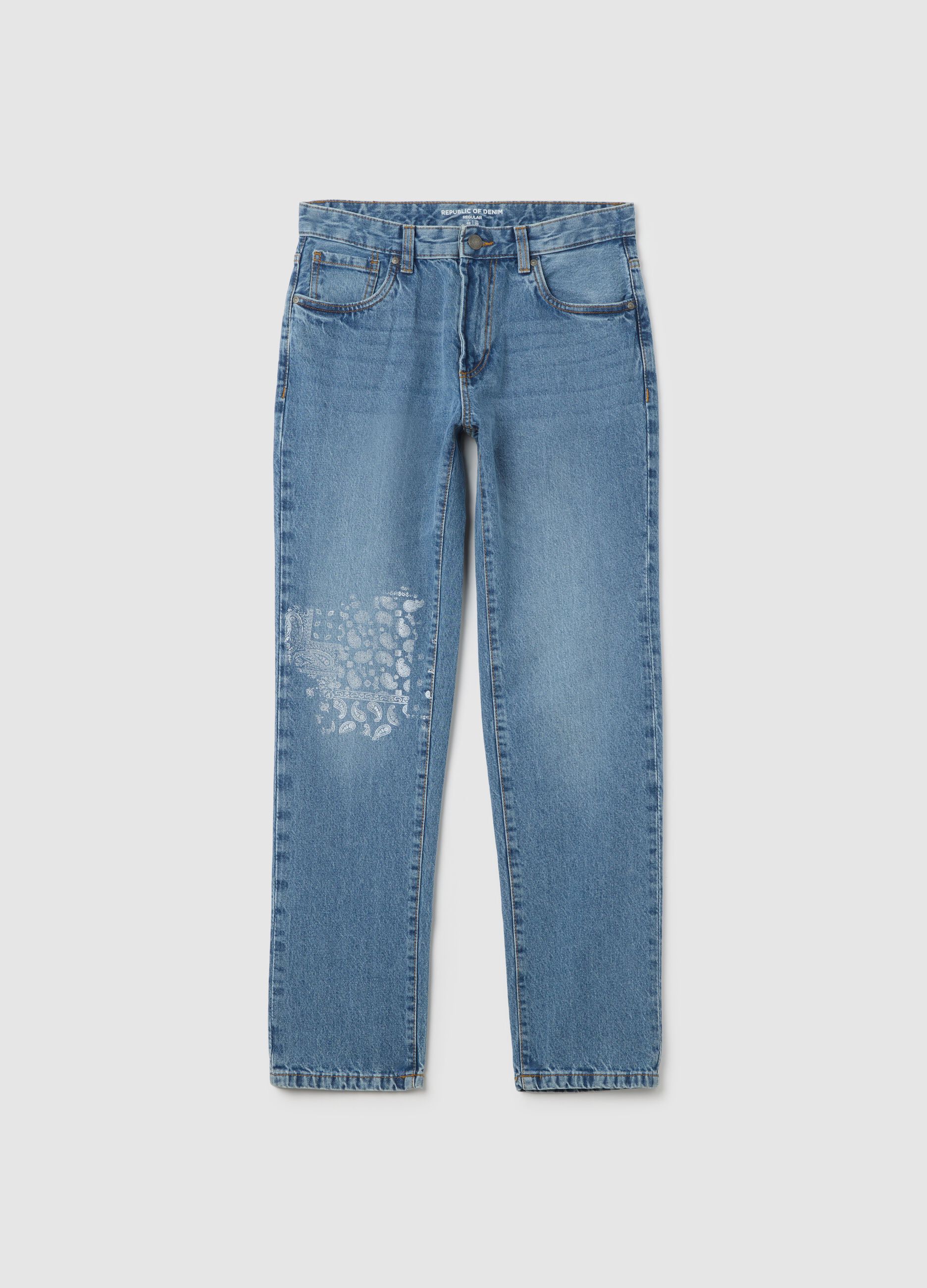 Jeans regular fit cinque tasche RE-UP
