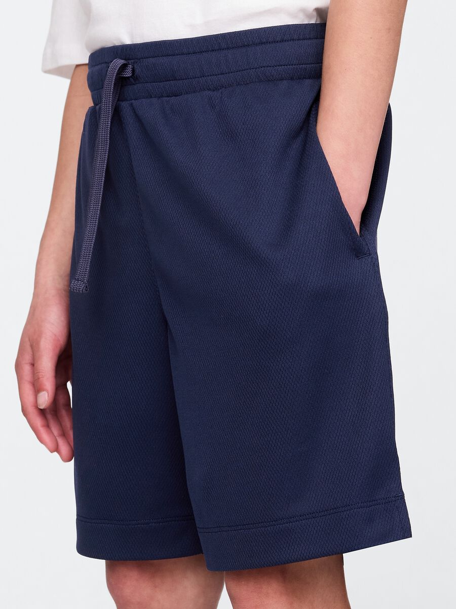 Blue Cotton Shorts_3