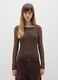 Brown stretch fabric bodysuit_3
