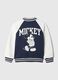 Varsity sweatshirt with Mickey Mouse print_1