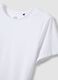 White short sleeve pure cotton regular fit T-shirt_5