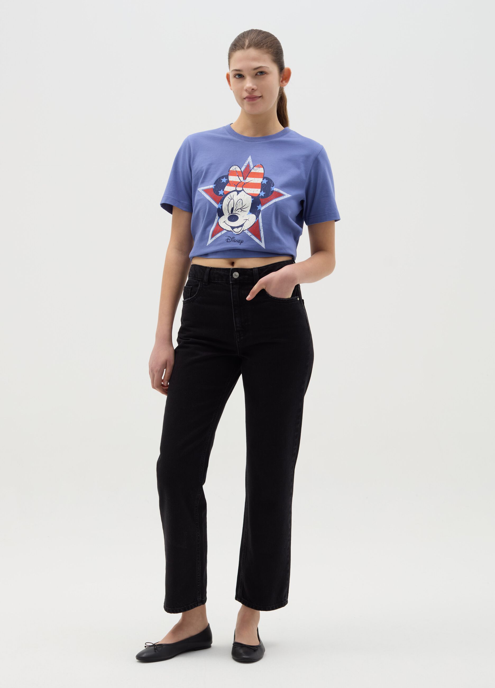 Minnie Mouse print T-shirt
