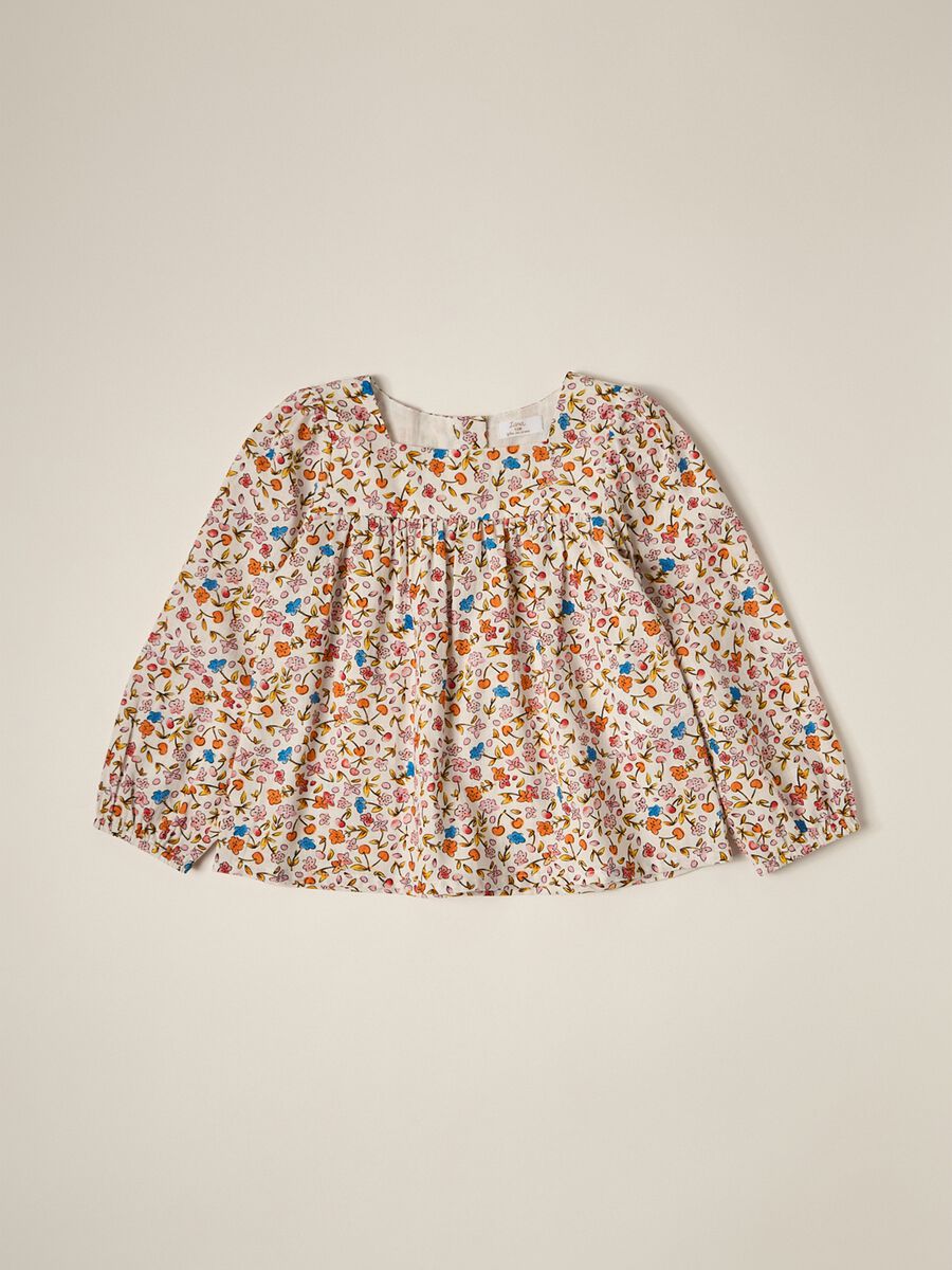 IANA newborn girl blouse in 100% cotton_0
