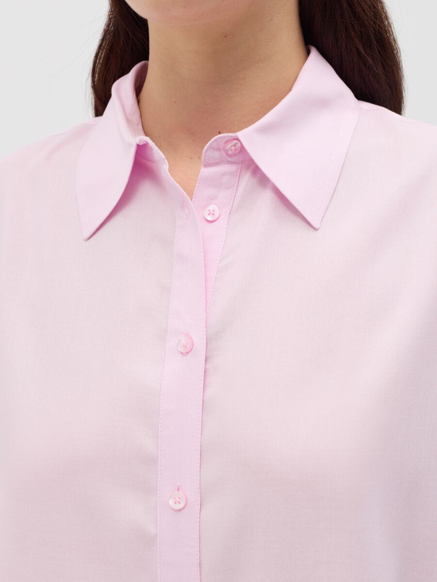 Short-sleeved shirt in viscose_2