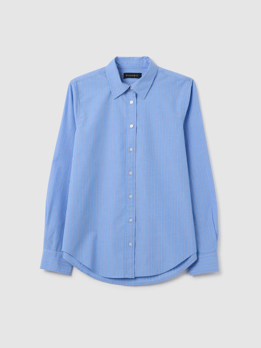Multicoloured pure cotton regular fit shirt_4