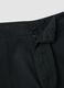 Black pure cotton shorts_1