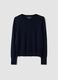 Blue Sweater with Fitted Fit_4