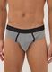 Multipack of multicoloured stretch organic cotton briefs_1