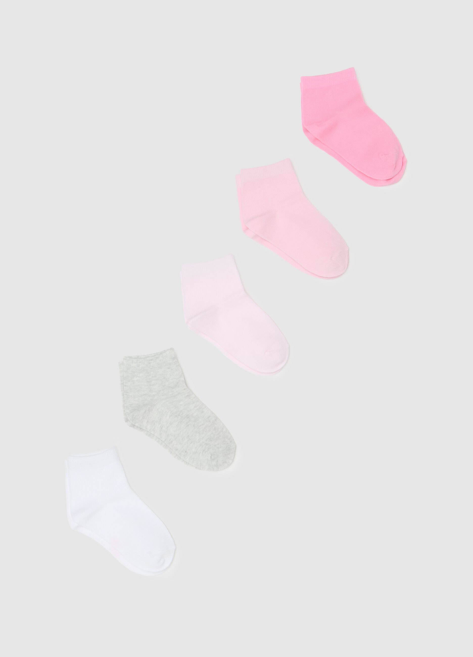 Five-pair pack stretch shoe liners