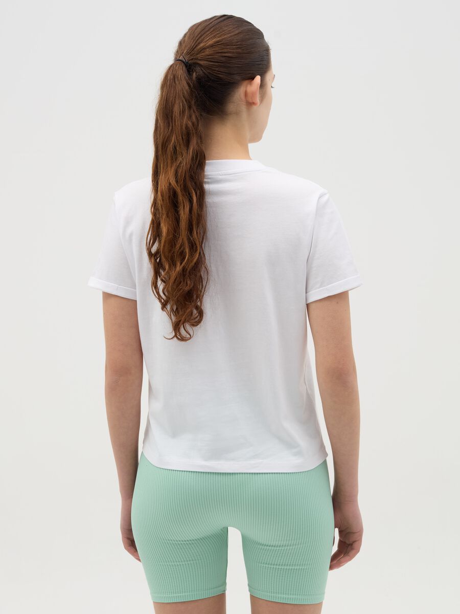 T-shirt with logo print and embroidery_2