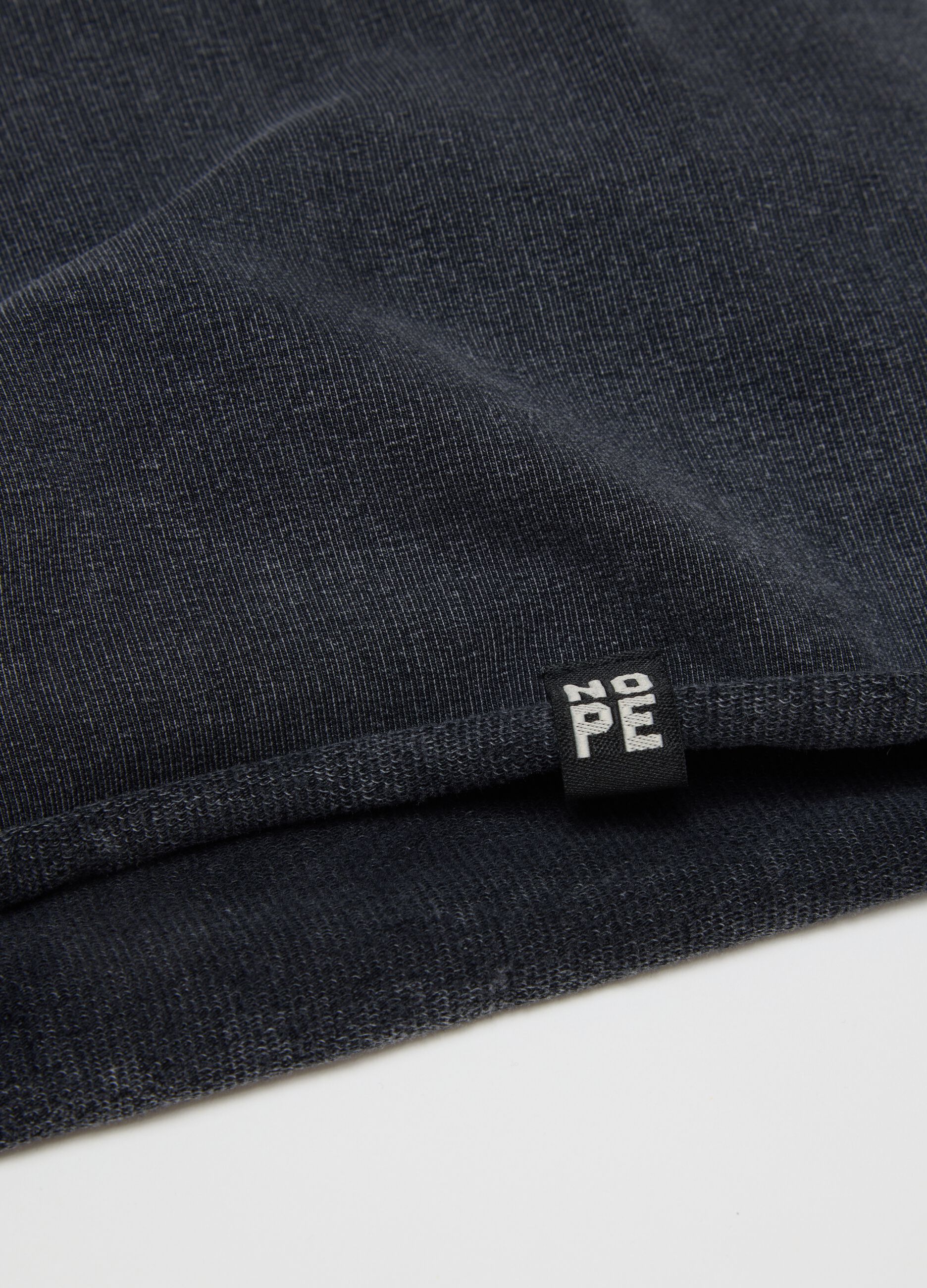 Grey stretch cotton boy's hat