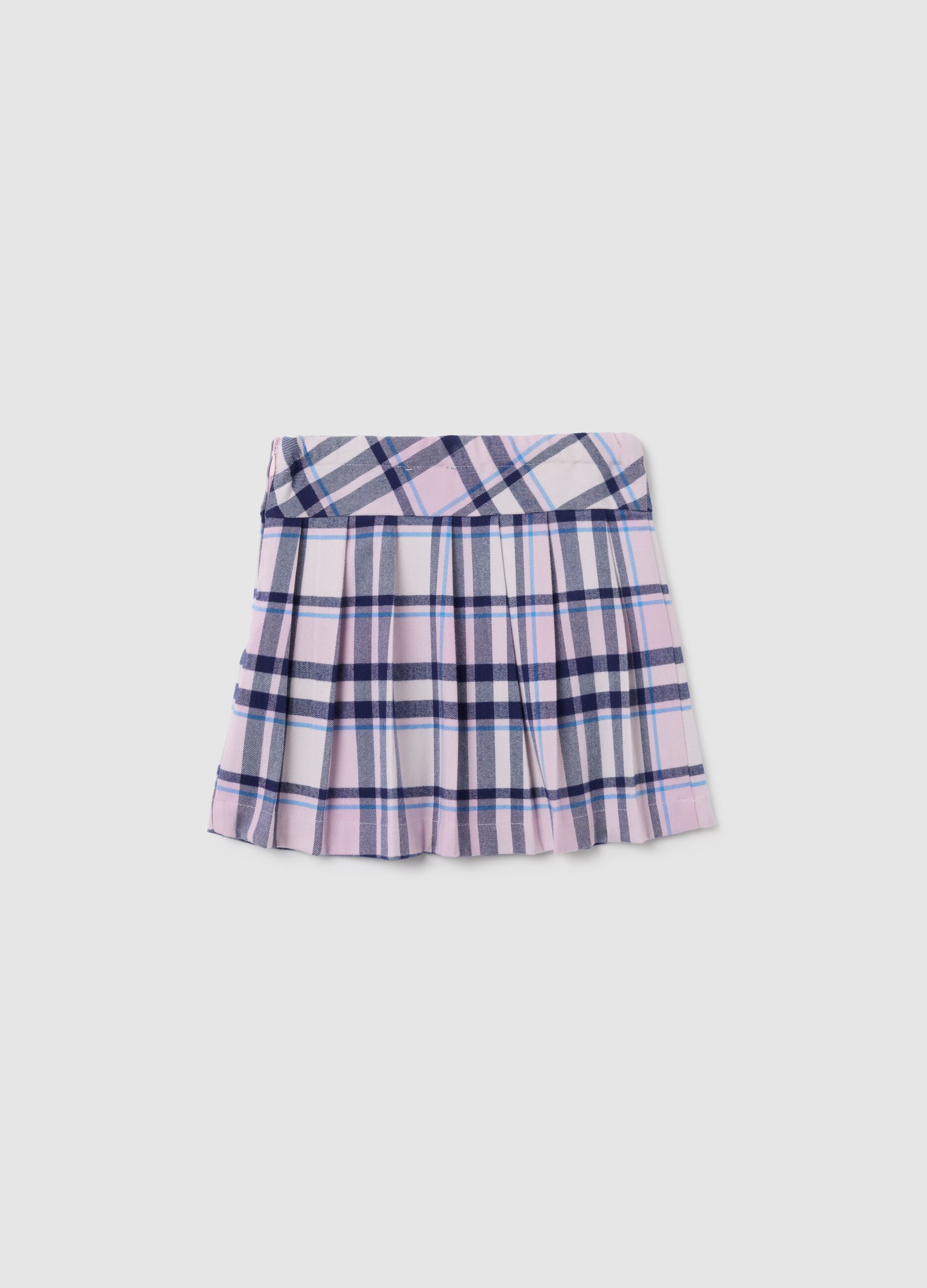 Gonna a quadri multicolor da bambina 