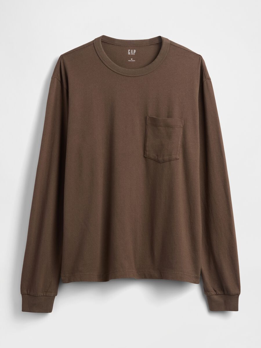 Maglia a maniche lunghe con tasca_3