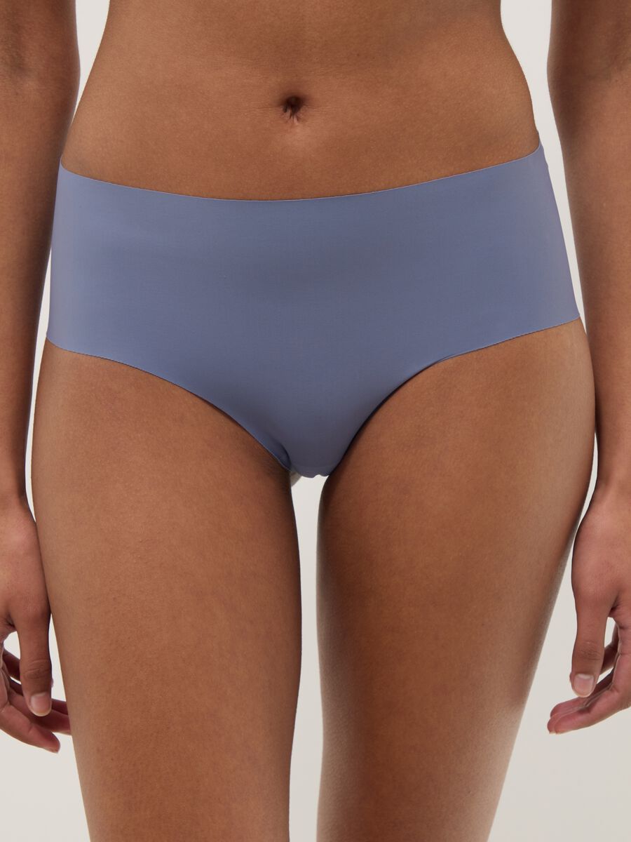 Slip azzurri regular fit con retro in pizzo_1