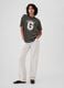 Organic cotton T-shirt with Athletic Dept. logo print_1