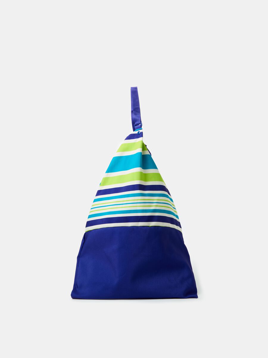 Pillow bag in striped canvas_0