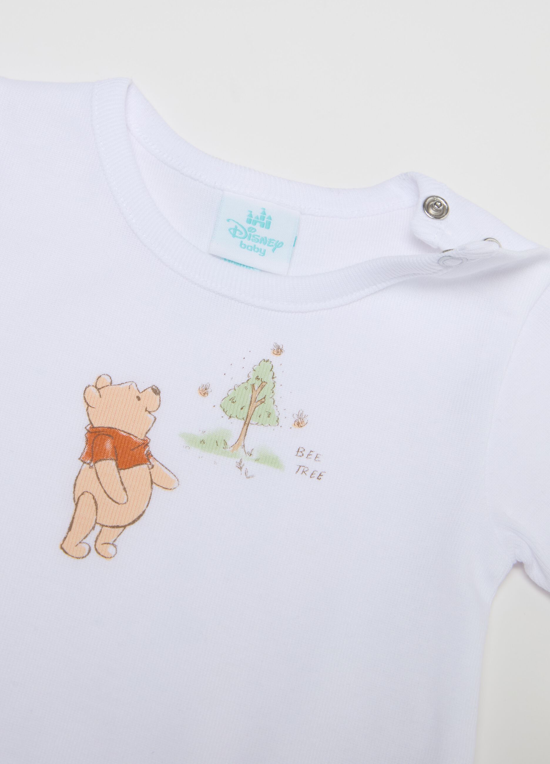 Bipack body in cotone bio stampa Winnie the Pooh