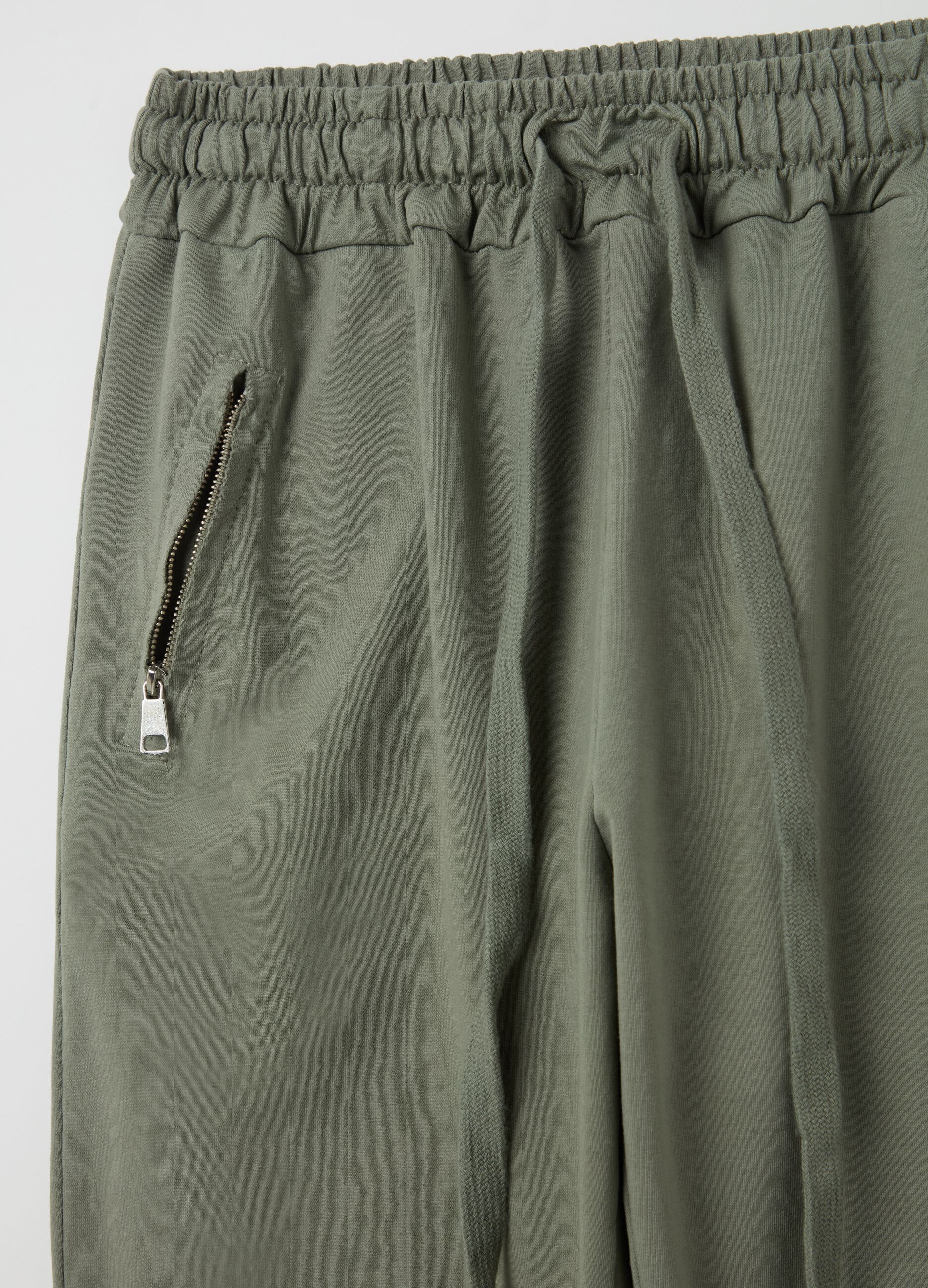 Pantalone jogger con tasche zip