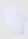 Two-Pack Men's White Pure Cotton Regular Fit T-Shirts_4