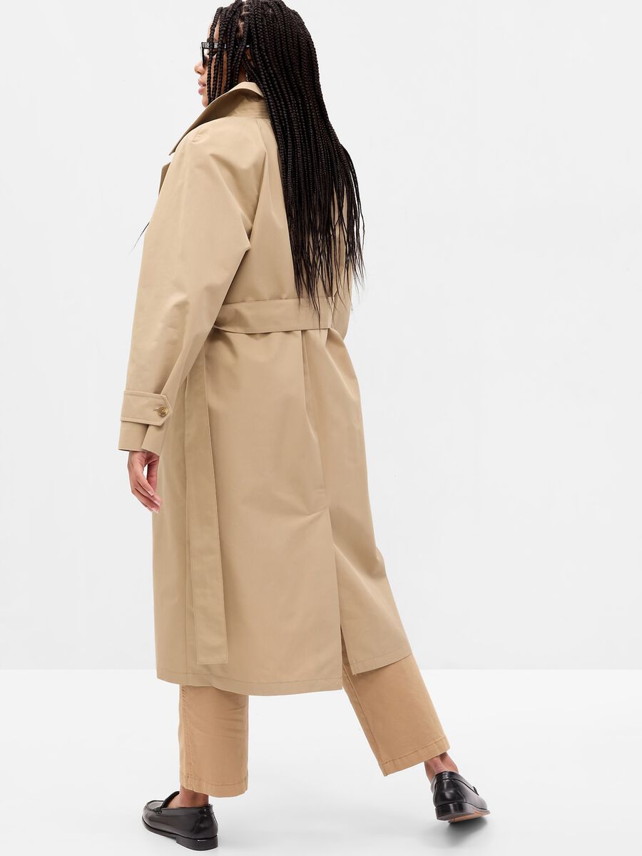 Long trench coat with raglan sleeves_4