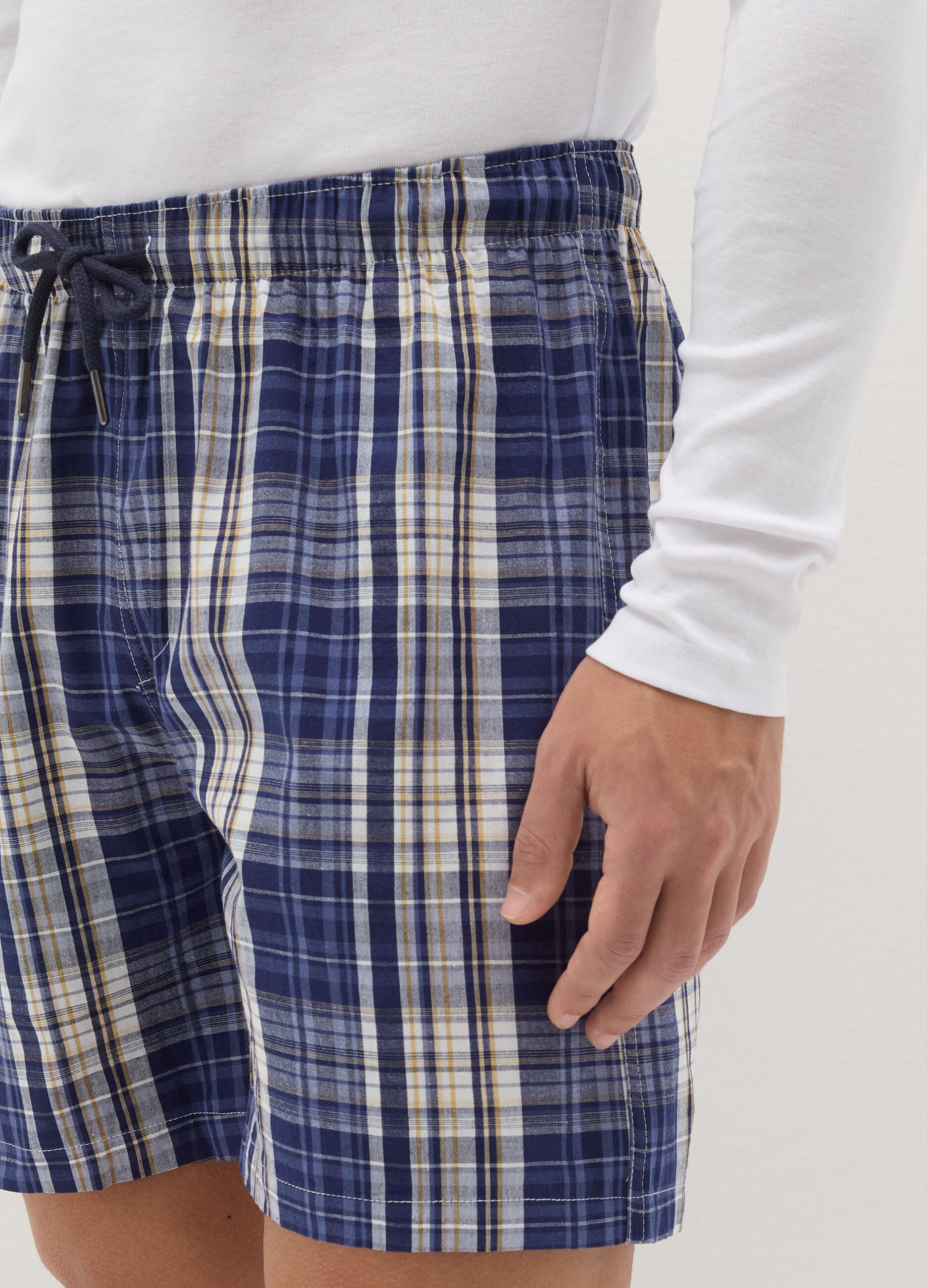 Shorts pigiama in cotone fantasia