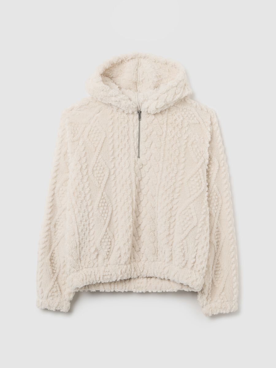 Beige regular fit pyjama top_4