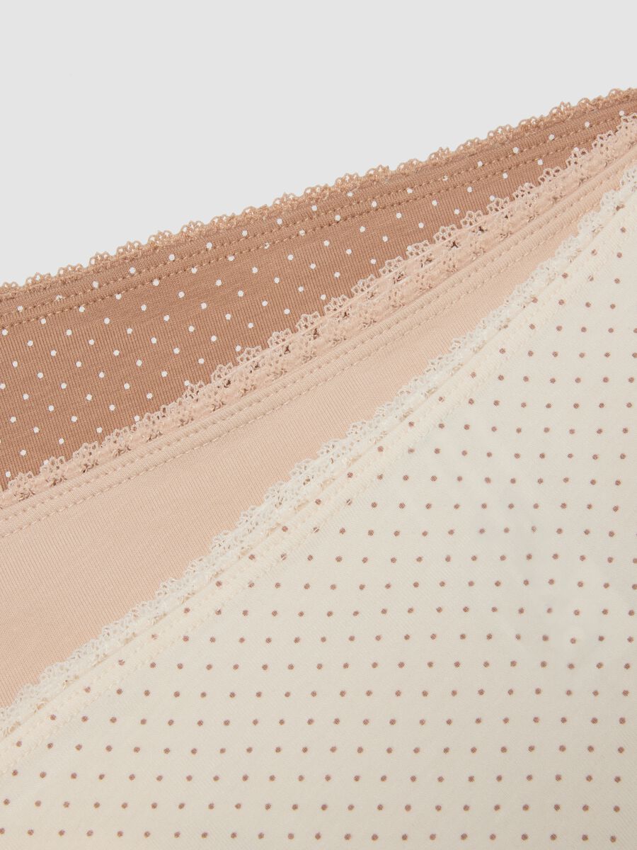 Tripack slip beige in cotone elasticizzato regular fit_5