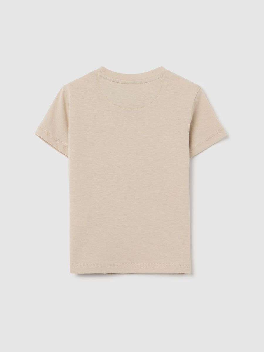 Cotton T-shirt with "I'm a SIR DOG" puppy print_1
