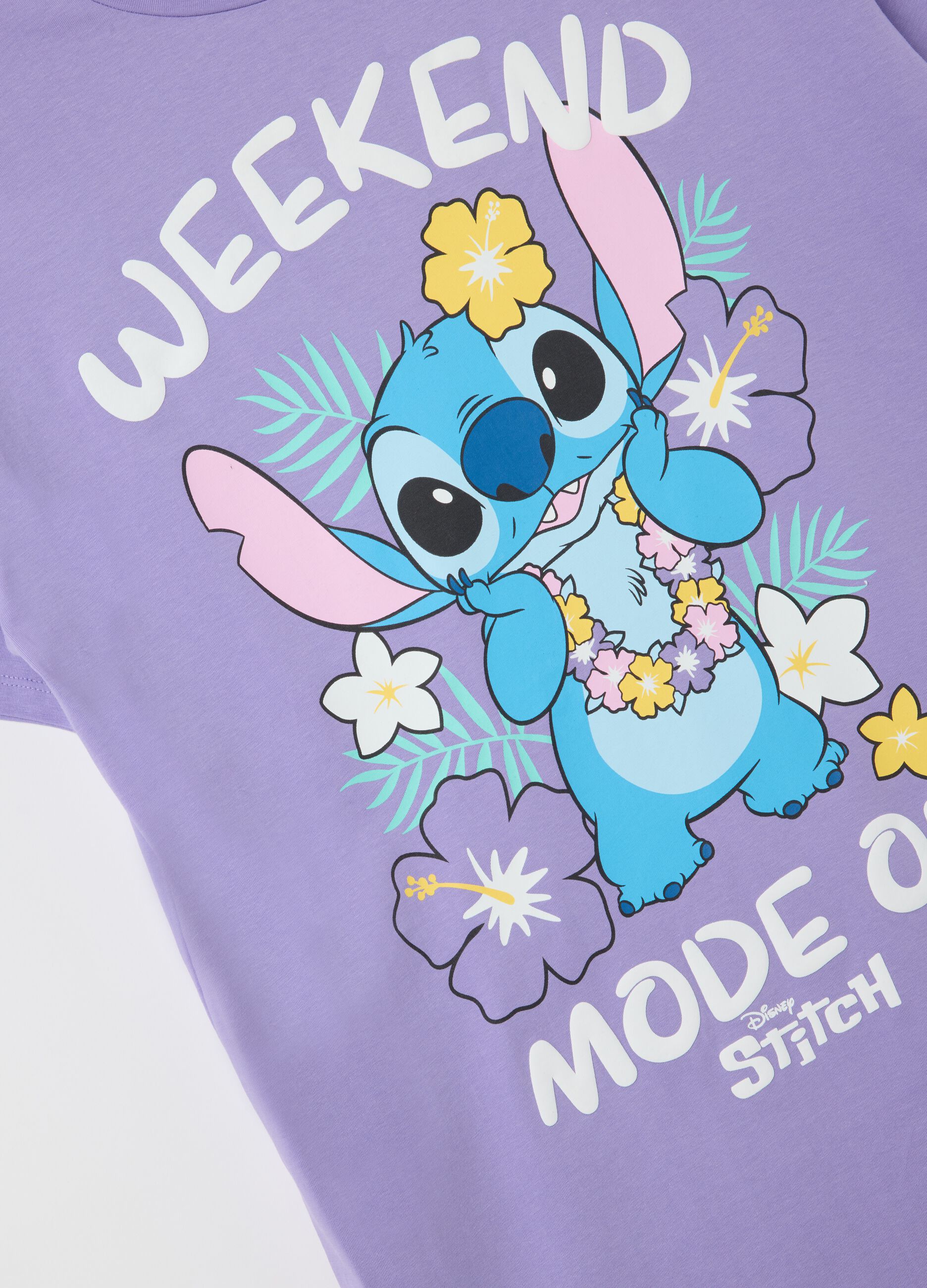 Camicia da notte da ragazza in puro cotone viola