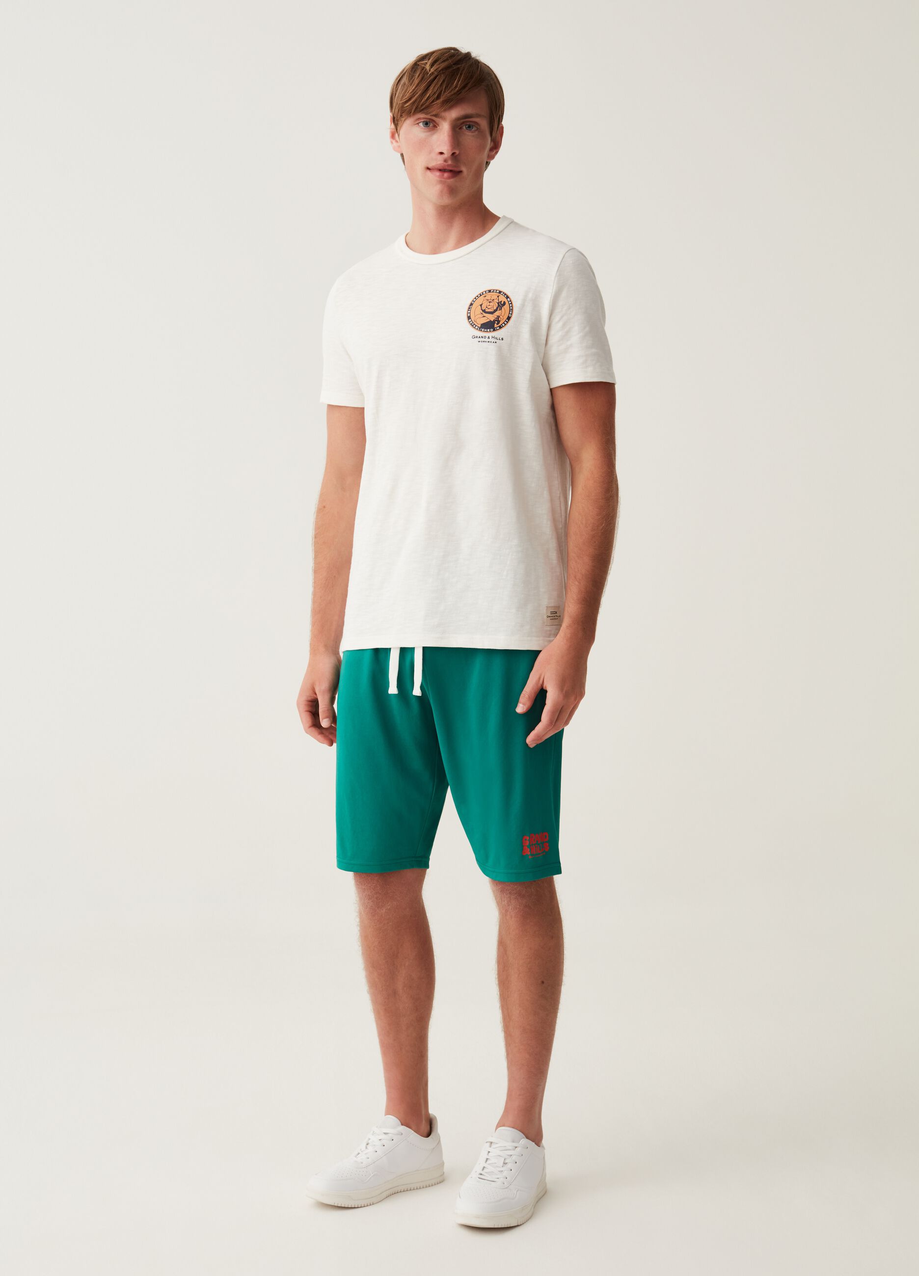 Bermuda jogger con stampa Grand&Hills_0