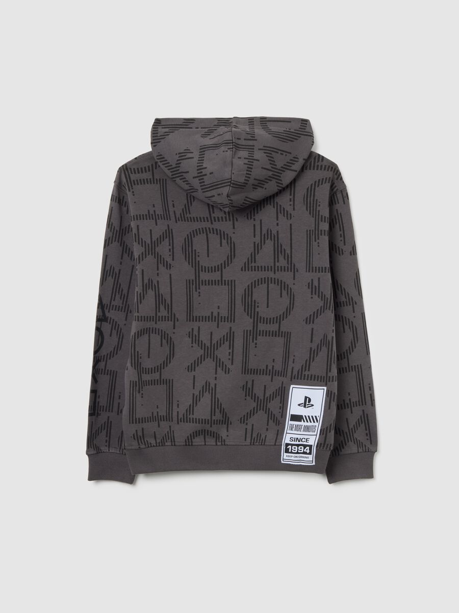 Boys' pure cotton grey hoodie regular fit_4