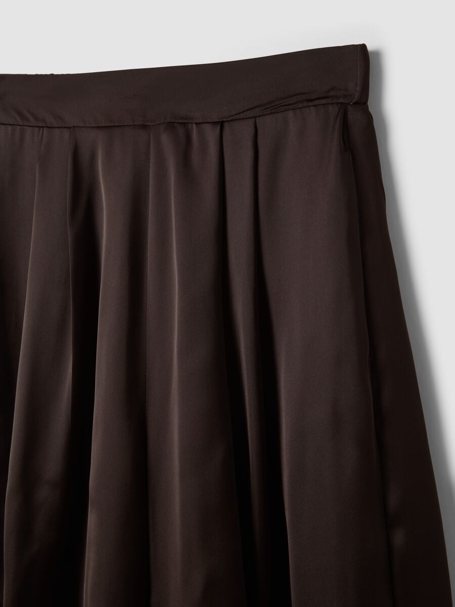 Brown baggy-fit trousers with elasticated cuffs_1