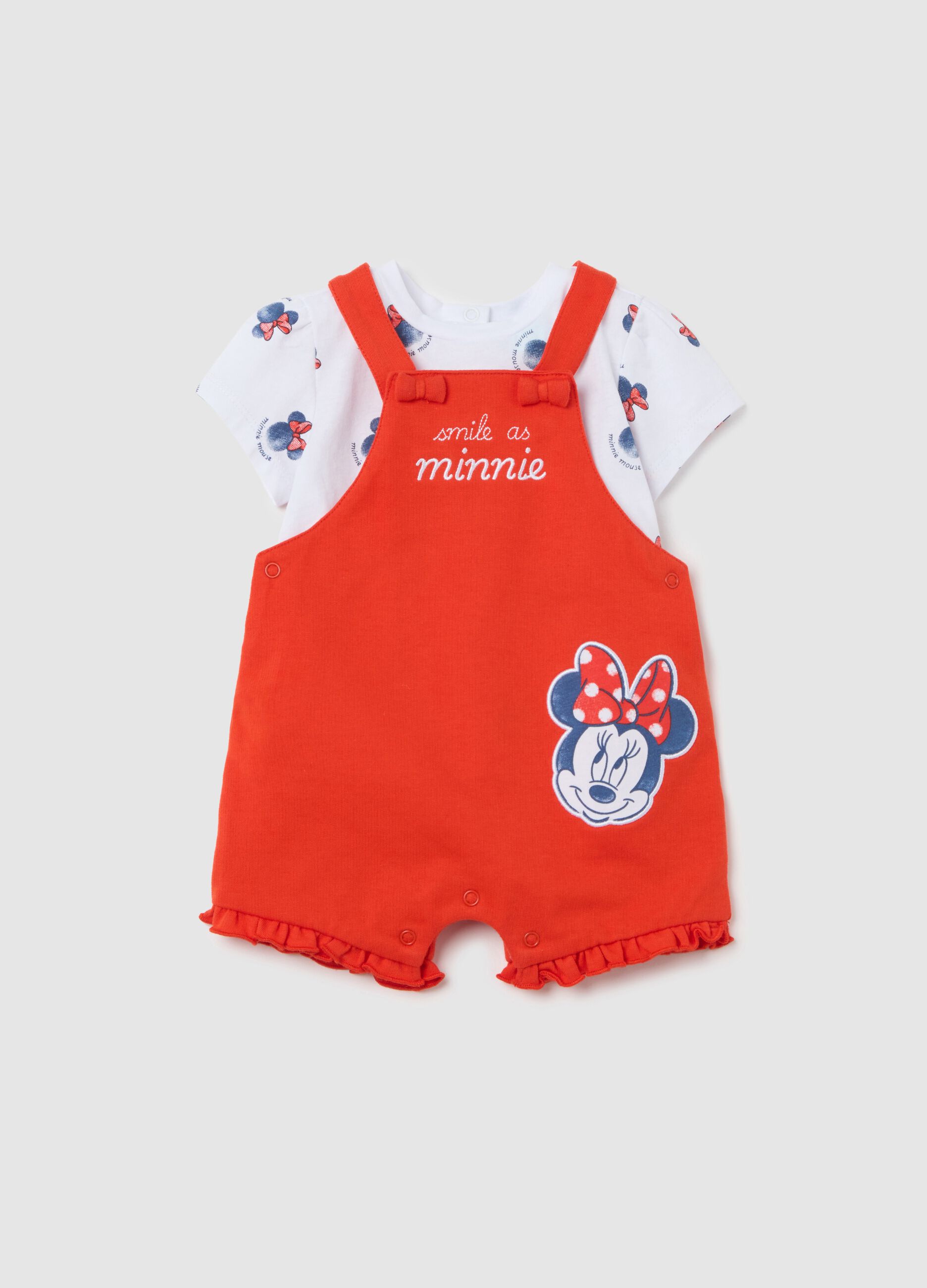 Disney set with Minnie Mouse in organic cotton