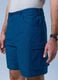 ALTAVIA SAILING blue pure cotton cargo Bermuda shorts_3