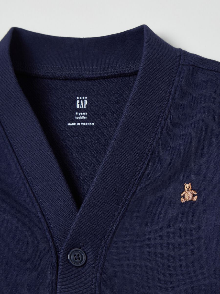 Cardigan con ricamo orso Brennan_2