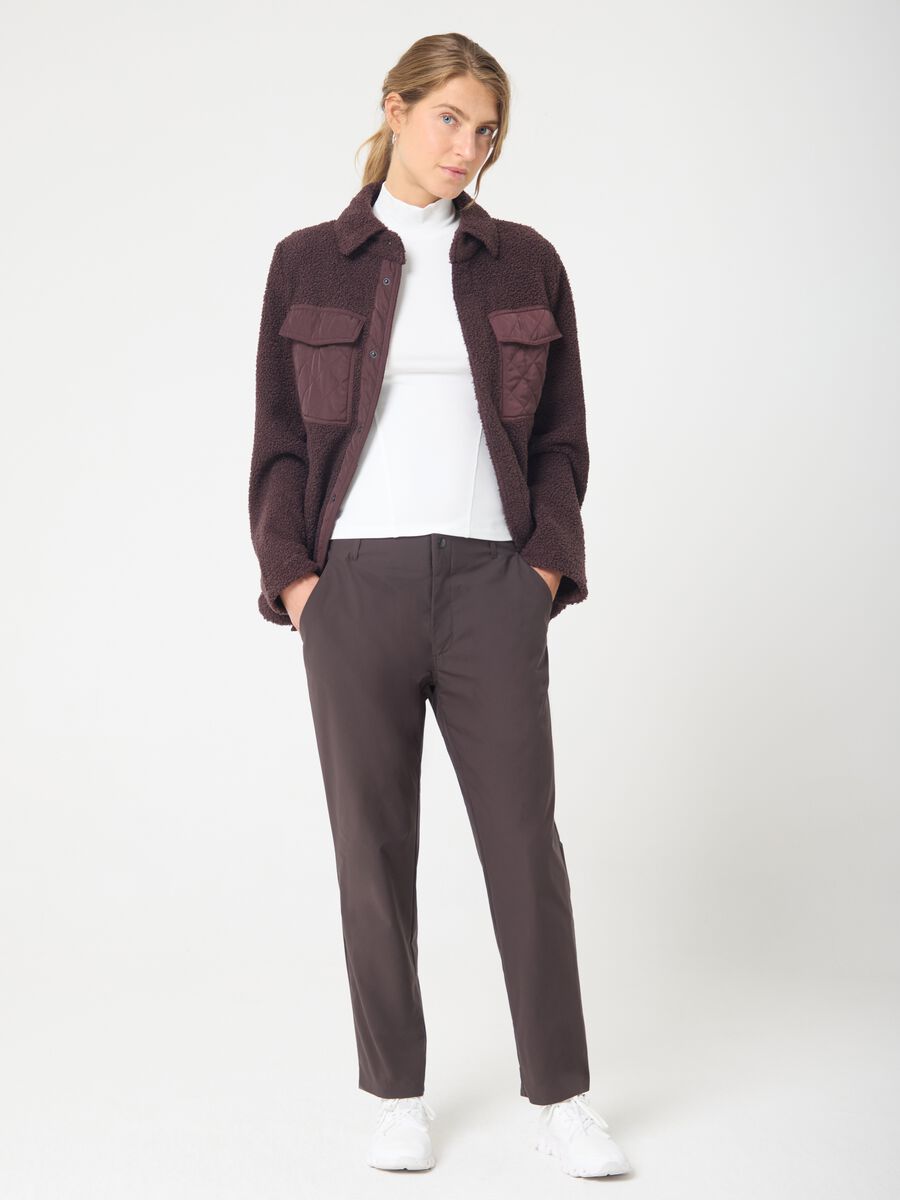 Straight trousers in technical fabric ALTAVIA STUDIO_0