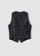 Blue denim waistcoat in pure cotton, regular fit_2