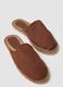 Brown espadrille-style sandals_1