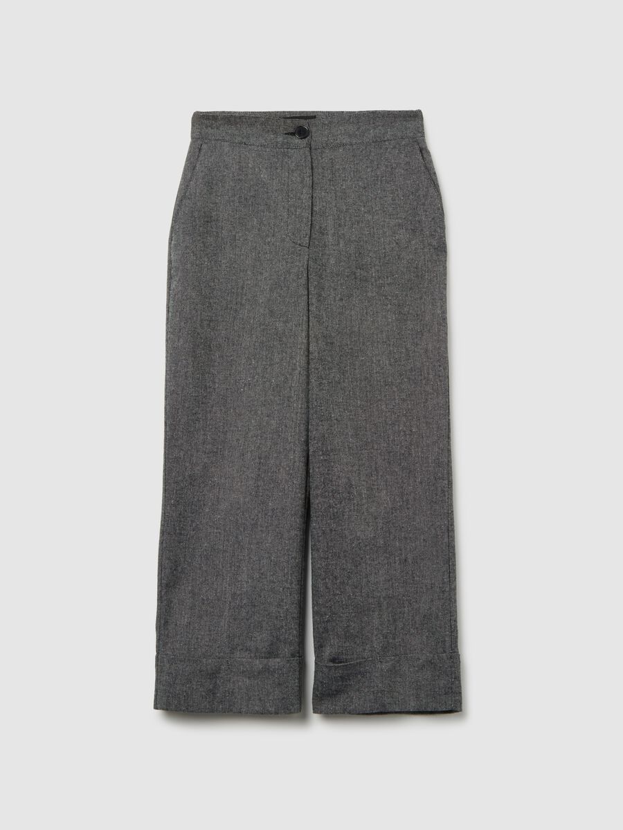 Regular fit grey trousers_4