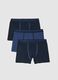 Tripack stretch cotton blue boxer briefs regular fit_4