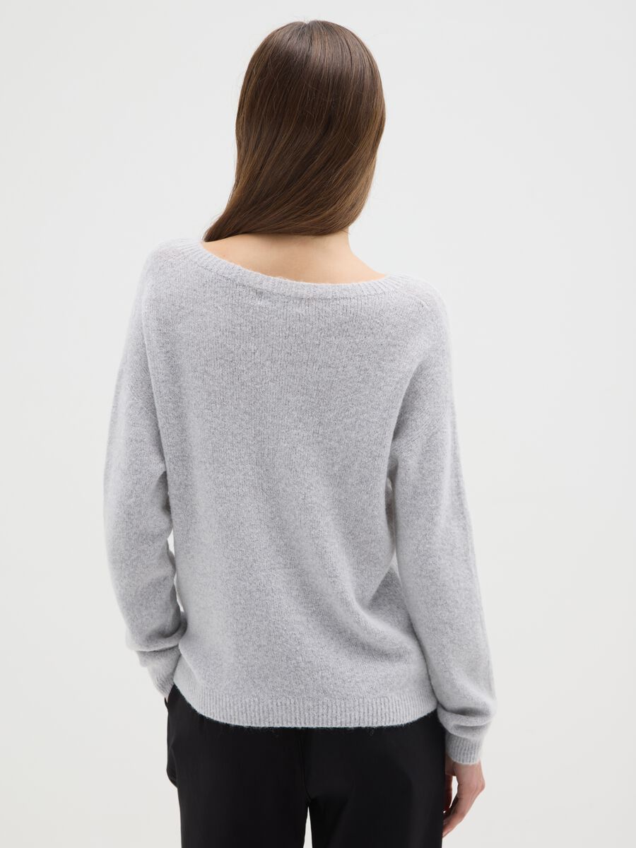 Grey crewneck jumper regular fit_2