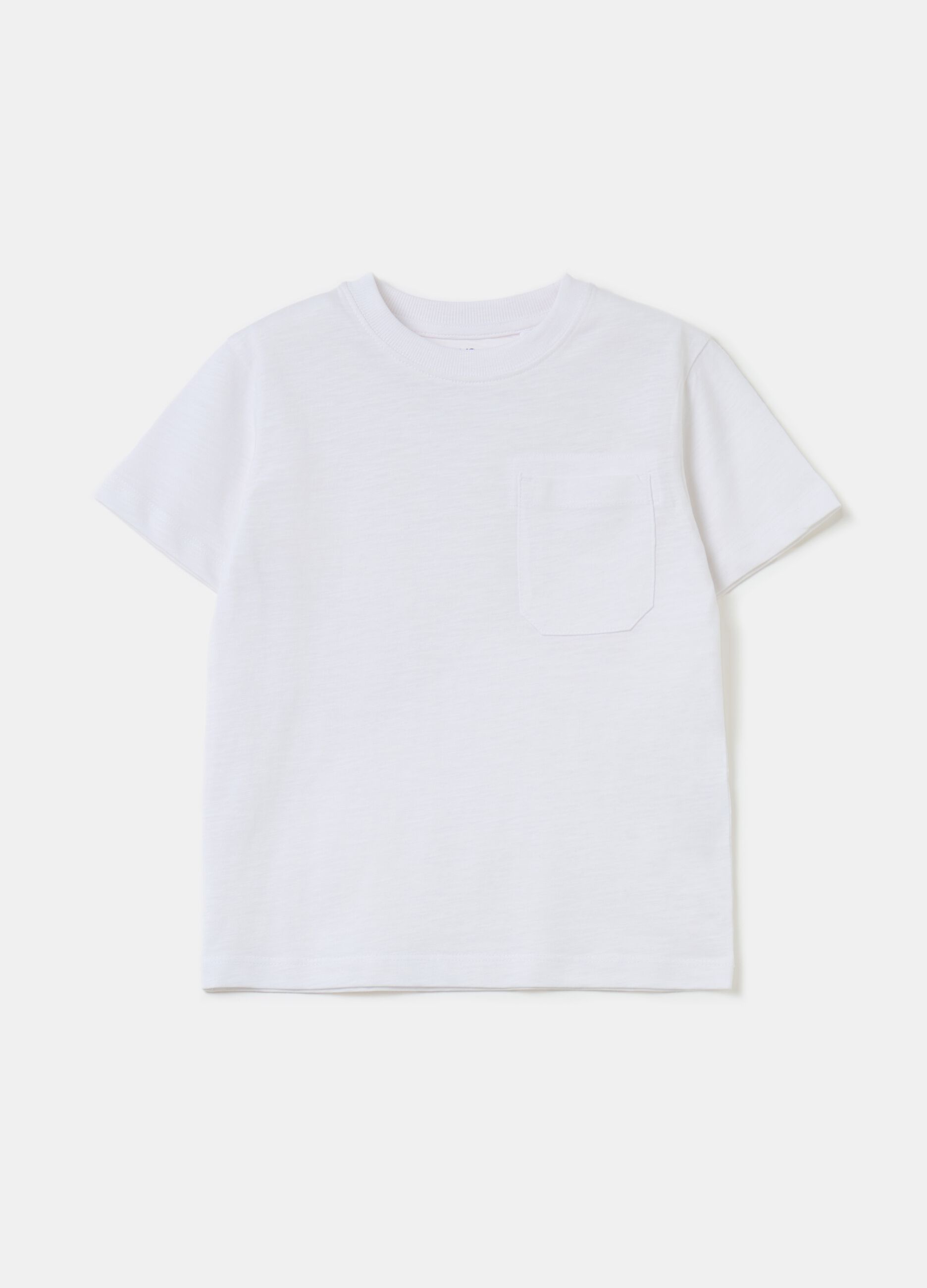 T-shirt in cotone con tasca