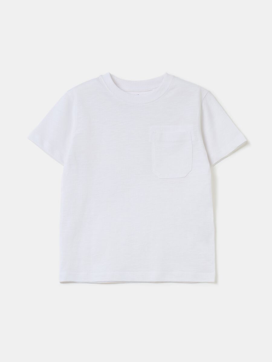 Cotton T-shirt with pocket_0