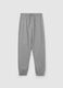 Plush joggers with drawstring_4