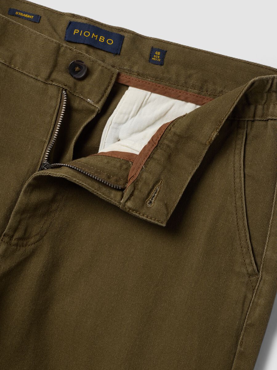 Men&rsquo;s brown stretch-cotton straight-fit chino trousers_5