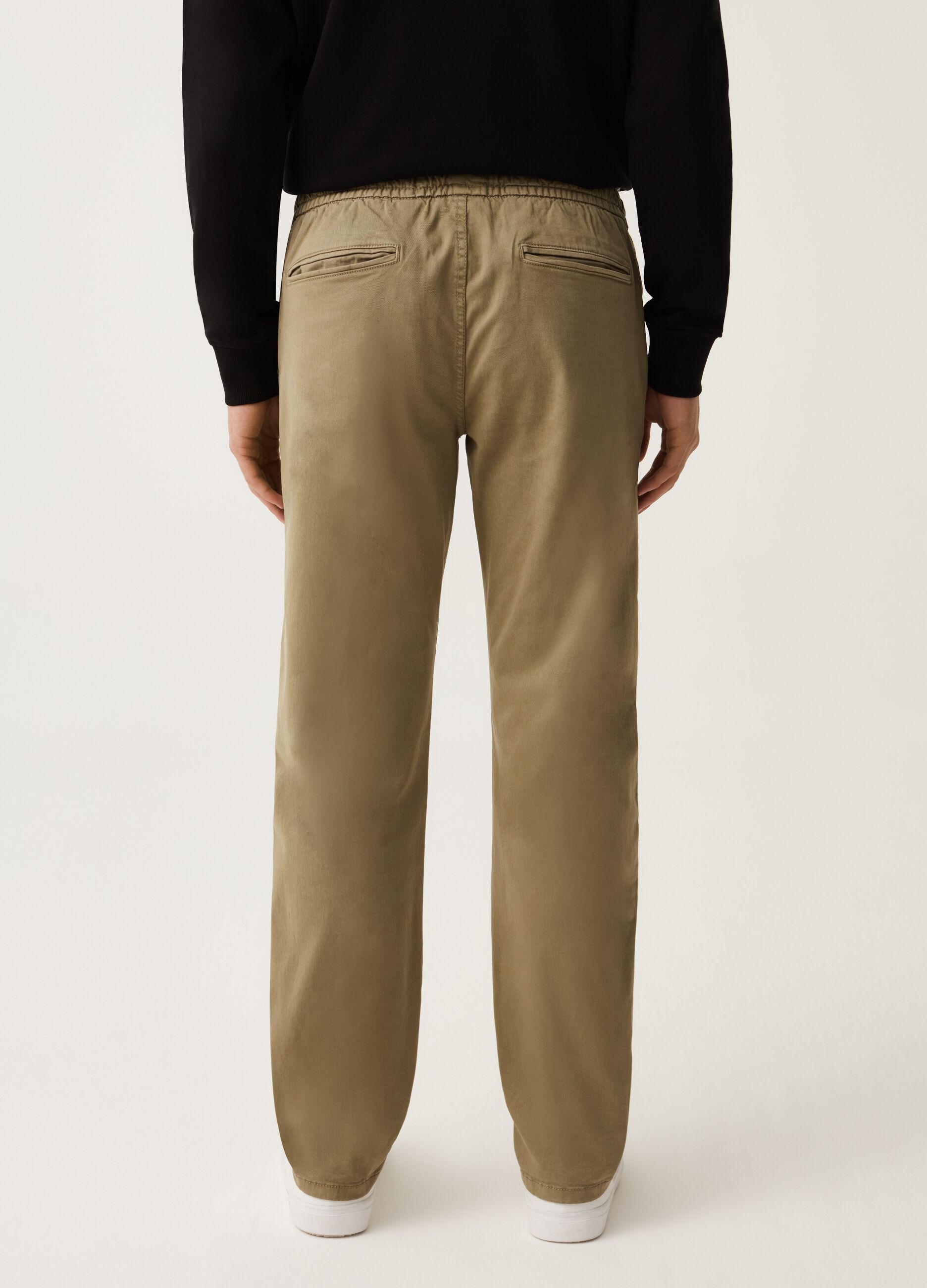 Joggers cargo in cotone stretch_2