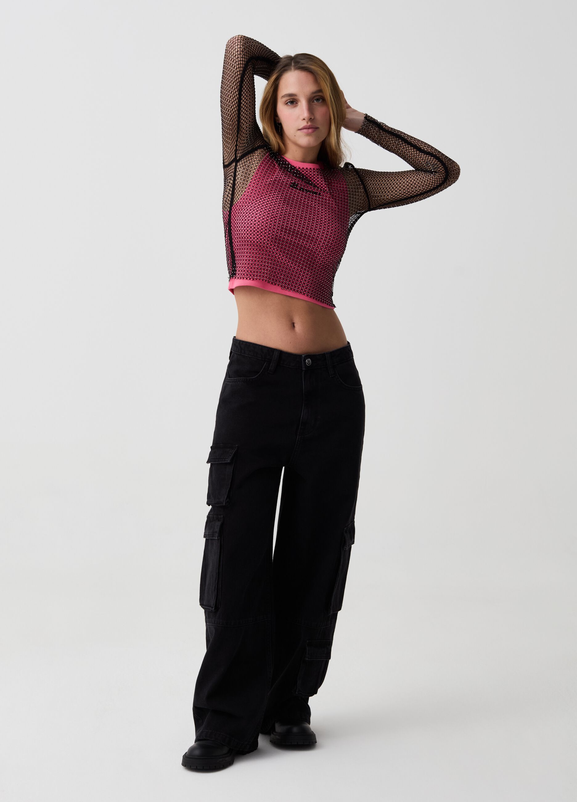 Pantaloni donna vita bassa deals