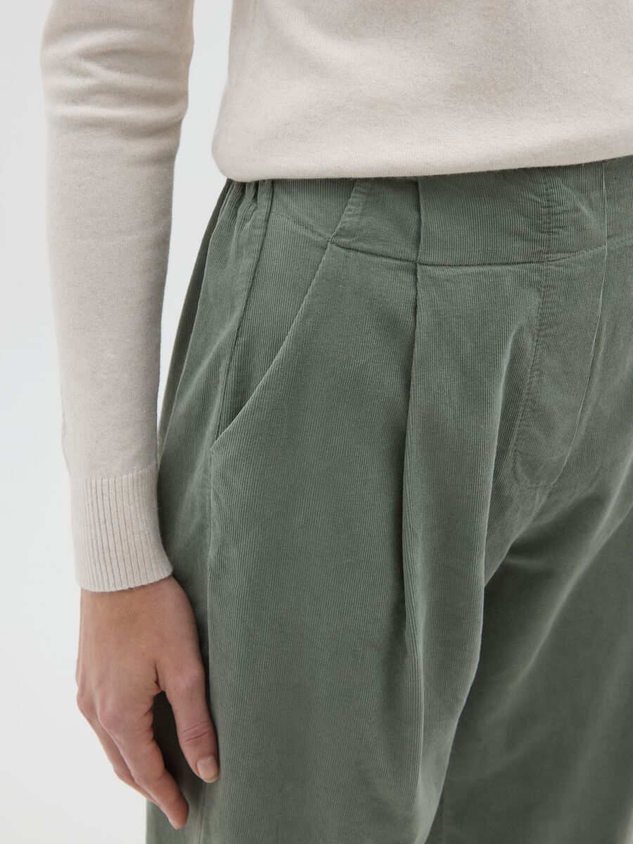 Pure Cotton Green Trousers_3